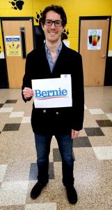 The DeKalb County Democratic Party held its Democratic County Presidential Convention on Saturday, March 7, 2020 at the DeKalb County High School cafeteria to select representation from the county to attend the 6th Congressional District Convention on March 21. Michael O'Brien was named a Bernie Sanders selector.