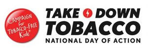 Today (Wednesday) is Take Down Tobacco Day