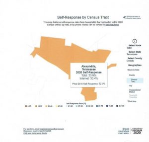 2020 Alexandria Census Response Rate