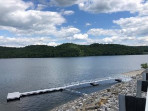 Center Hill Recreation Area, located adjacent to Center Hill Dam, is once again open for public use (USACE photo by Bailey Carter)