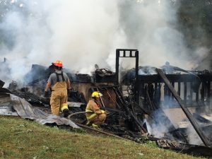 Fire Destroys Home on Talley Road