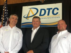 DTC Communications (DeKalb Telephone Cooperative) Directors up for re-election Saturday during the annual meeting won new terms without opposition including (left to right): Incumbents Jim Vinson – Milton exchange with 72 votes;, Terry McPeak – Norene exchange with 70 votes; and Brian Alexander – Woodbury exchange with 73 votes.