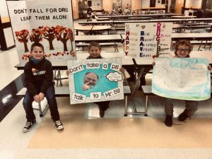 DeKalb West Red Ribbon Poster Contest Winners: Grades 3-5 1st Christian Cripps 2nd Grady Thomason 3rd Averly Moss (Not pictured) 4th Abram Maynard