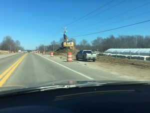 Motorists are urged to use caution while traveling the construction zone of Highway 56 between Smithville and the Warren County line, especially in the City of Smithville where a lot of activity is taking place.