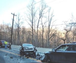 A woman and two young boys were airlifted Saturday after a head-on crash on Highway 70 east of Sligo According to Trooper Brent Collier of the Tennessee Highway Patrol 60 year old John Whelan of Smithville was traveling west in a Hyundai Sonata when he crossed into the path of an eastbound Kia Soul driven by 26 year old Mackenzie Baker of Spencer. Two boys, ages 12 and 10, were backseat passengers of her vehicle. Baker and the two boys were airlifted by separate helicopters to Vanderbilt Hospital. Whelan was not injured.