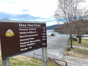 Center Hill Lake, which is operated by the U.S. Army Corps of Engineers Nashville District, is resuming the collection of fees at its day use recreation areas for the 2021 recreation season beginning March 15, 2021. (USACE Photo by Ashley Webster)