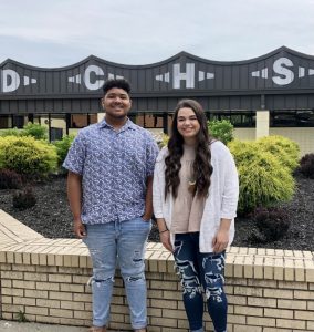 DCHS Outstanding Underclassmen for the year They were voted on by DCHS faculty and staff based on student work ethic, character, and citizenship. Juniors – Brayden Tubbs and Jenna Cantrell