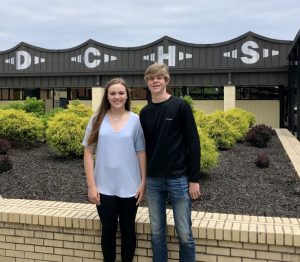 DCHS Outstanding Underclassmen for the year They were voted on by DCHS faculty and staff based on student work ethic, character, and citizenship. Freshmen - Abby Cross and Conner Close