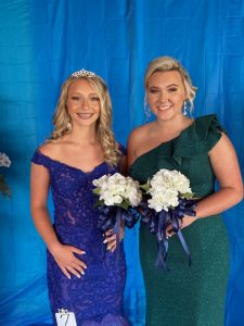 Junior Fair Princess Pageant Miss Congeniality Chloe Faith Lawson (left) and Most Photogenic Elizabeth Harlee Rae Stanley (right)