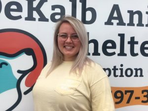 Four year employee Emmaly Bennett has been named by the DeKalb Animal Coalition as the new Director of the Shelter.