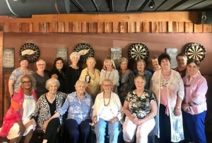 FCE Holds Rally at Twisted Oaks Restaurant: Pictured front row L-R: Dinah Ross, Marguerite Jones, Jenelle Pugh, Jean Adams, Linda Rogers, Susan Hinton, Mary Nell Summers. Back row: Laura Chandler, Niki Yarbrough, Petra Mitchell, Joel Dawes, Judy McAfee, Dianna Junker, Susan England, Linda Thweatt, Carolyn Williams, and Helga Thompson.