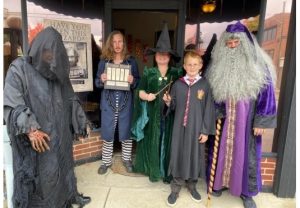 Chamber Winners for “2021 Smithville Boo Bash Best Costumes” • 3rd Place - Mingy K. Ball, Attorney at Law, “Harry Potter”