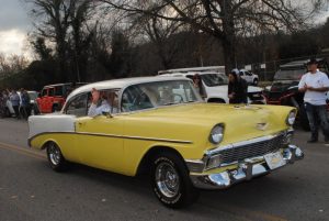 In the category vintage automobiles/tractors, Billy Joe Cripps won 1st place for his 1956 Chevy at the Liberty Christmas Parade