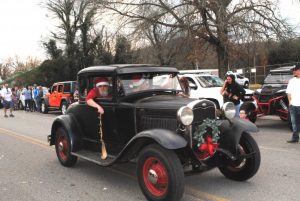 In the category vintage automobiles/tractors, Josh Miller and Ray Miller took 2nd place for their 1931 Ford Coupe at the Liberty Christmas Parade.