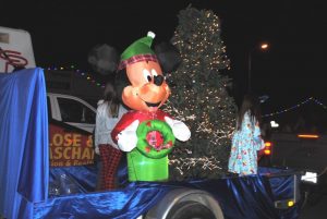 In the float category, Eric Kinslow won 1st place at the Alexandria Christmas Parade for this entry