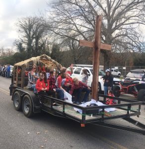 Salem Baptist Church took 2nd place for their float at the Liberty Christmas Parade