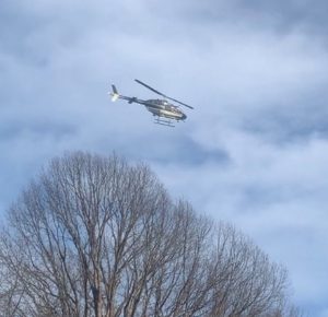 A THP helicopter flight crew was summoned Monday to join the effort with an aerial search for 29 year old Matthew Braswell