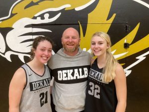 Listen to WJLE’s Tiger Talk program here featuring Lady Tiger Coach Danny Fish and Lady Tigers Ella Hendrixson (left) and Dare Collins (right).