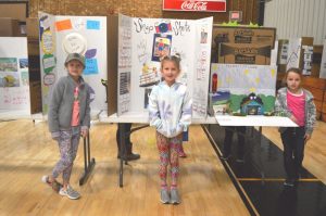 DWS PreK-1st Literature: left to right: Marley Pyburn, Auna Starnes, and Ripley Barnes.