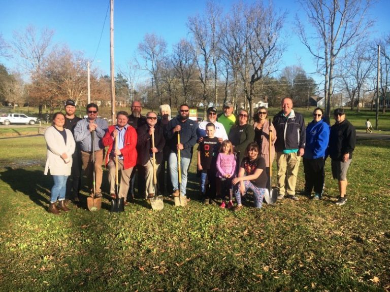 City Breaks Ground For Splash Pad At Green Brook Park WJLE Radio   IMG 8170 768x576 