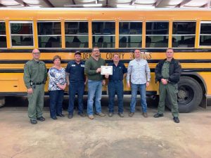 The DeKalb County Schools Transportation Department has earned an “Award of Excellence” from the Tennessee Highway Patrol.