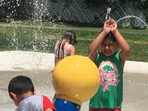 Splashpad offers a new summer fun place for kids