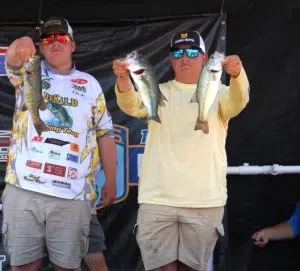 DeKalb Fishing Team members Hagen Waggoner and Hasten Waggoner competed at State