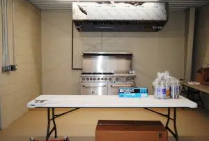 DeKalb County Agriculture Building interior commercial kitchen