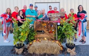 The Smithville-DeKalb County Chamber held a Ribbon Cutting ceremony at the DeKalb County Agriculture Building during the DeKalb County Fair to celebrate the new interior projects