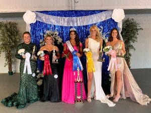 DeKalb County Fairest of the Fair Royalty: left to right- Alexis Grace Atnip, third runner-up; Kenlee Renae Taylor, first runner-up; 2022 DeKalb Fairest of the Fair Addison Jean Puckett; Katherine Grace Colwell, second runner-up; and Mackenzie Leigh Sprague, fourth runner-up.