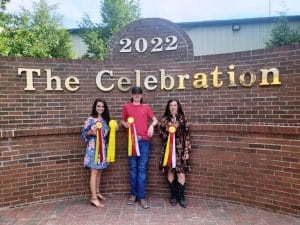 State Team Hannah Redmon, Riley Fuson, and Sydeny Ailes competed at the State Horse judging contest in Shelbyville, TN and placed 4th overall and 2nd in the Performance division.