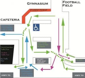 DCHS Unveils New Morning and Afternoon Traffic Flow Protocols for entering and exiting the Campus