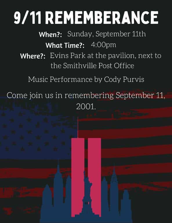 Local 9/11 Remembrance to be held Sunday WJLE Radio