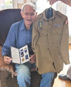 Local Korean War veteran Jimmie Andrew Beshears was recently recognized for his service by receiving the “Korean Ambassador for Peace Medal.”