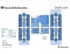 Floor plan of proposed new Smithville Elementary School