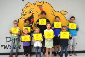 DeKalb West School has announced its Students of the Month for October. Pictured 1st row left to row are Charlee Eaton, Haddeigh Harvey, Marley Pyburn, and Ty Combs. Second row left to right are Aniston Cox, Taelyn Cork, Adin Harnandez, Gabe Blair, and Lucas Nokes. Not pictured, Ethan Brown.