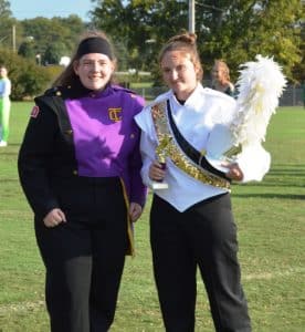 D.C.H.S. student Serenity Patterson placed second for Drum Major in her category at the Yellow Jacket Invitational in Trousdale County.