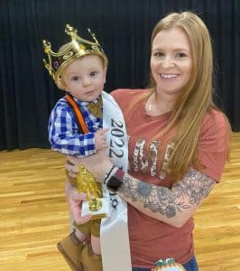 Winner of the Fall Fest Pageant: (boys ages 1 day to 6 months) Kasen Jacob Franklin, 6-month-old son of Amanda and Jake Franklin. He also won awards for most photogenic and people choice.