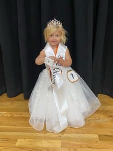 Winner of the Fall Fest Pageant (girls ages 25-48 months): Maeve Grant, 2 year old daughter of Burt and Danielle Grant of Smithville