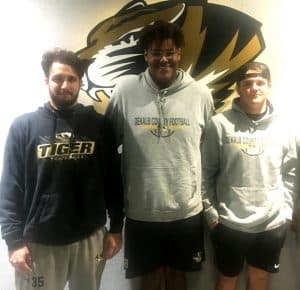 Listen for WJLE’s Football Tiger Talk Program at 6:30 p.m. prior to the 7 p.m. kick-off tonight (Friday, October 21) between DCHS and Goodpasture on the road. The Tiger Talk Show will feature as pictured here left to right: Tiger players Josh May, Shadie Rankhorn, and Tyler Estes with Coach Steve Trapp. Listen to the WJLE game broadcast with Luke Willoughby following Tiger Talk