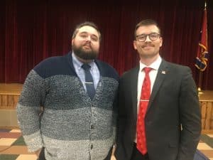 County Solid Waste Department Director James Goff and County Mayor Matt Adcock