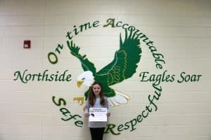 Northside Elementary School has awarded its Eagles of the Month including Harmony Edwards (4th grade). She is always polite and willing to help others. Harmony is friendly to the other students and helps them when its needed. She is an amazing student.