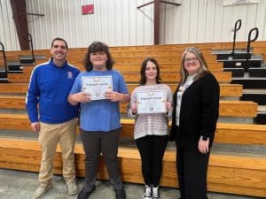 DeKalb Middle School Principal Caleb Shehane and Assistant Principal Angela Johnson are pleased to announce DeKalb Middle School's students of the quarter for the 2nd Nine weeks. 7th grade Students of the Quarter: Sam Arnold and Audrey Colwell