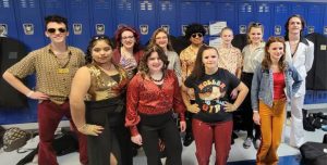 The DeKalb County High School Winter Guard made its season debut at Wilson Central High school last weekend (2/18). With a 70s disco theme, the 11-member troupe performed their show, Boogie Fever.