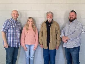 DeKalb County Republican Party Elects Officers. Pictured in the photo, from left to right: Secretary Clint Hall, Vice Chair Melissa Miller, Treasurer Tom Chandler, and Chair Ryan Mollinet. Vice Treasurer Vester Parsley not pictured.