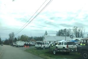 The search effort for Brittany Ann Miller Saturday originated at the Indian Creek Memorial Baptist Church near her home on Hurricane Ridge Road