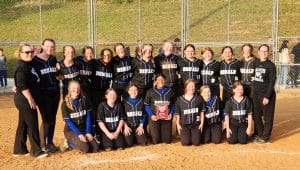 The DeKalb Lady Saints fast pitch softball team claimed the district tournament championship this week knocking off three straight opponents in the competition at Algood Middle School.