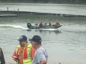 Smithville-DeKalb County Rescue Squad enroute to crash site from Sligo Marina