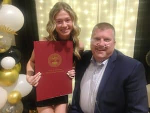 DCHS Junior Basketball Star Ella VanVranken received a special honor during Saturday night’s team awards banquet at the Smithville First Baptist Church Life Enrichment Center. VanVranken, the 2022-23 Love-Cantrell Funeral Home Allen D. Hooper Memorial Most Valuable Player on the Lady Tiger team and latest member of the DCHS Basketball 1,000-point club, was presented a resolution by State Representative Michael Hale recently adopted by the Tennessee General Assembly and signed by the Governor honoring her for having scored more than 1,000 points for her career.