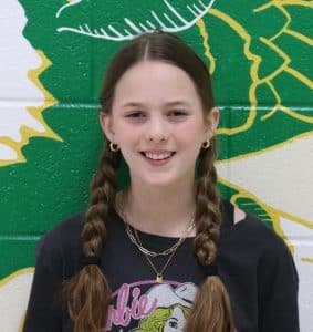 Northside Elementary School has selected its Eagles of the Month. Laney Dillard (5th grade) is always kind and respectful to others. She works hard and always tries her best. She is a great helper to her teachers and peers. Congratulations Laney!